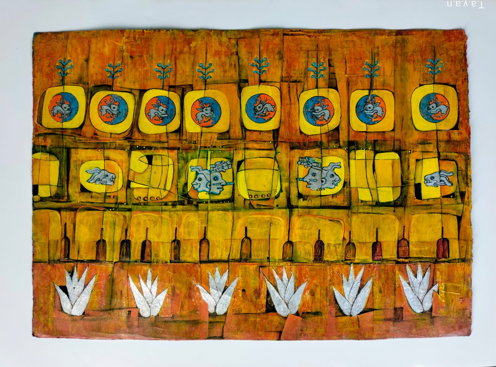 Técnicas de pintura contemporánea en Juchitán de Zaragoza — Arte del Istmo de Tehuantepec, Oaxaca